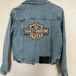 NEW Harley-Davidson Patch Denim Jacket S